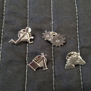 Four Vintage 70's Boy Scouts Of America Webelos Activity Pins